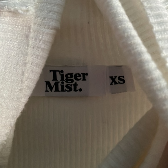 Tiger Mist Sugar ribbed crop turtleneck long sleeve top Size. XS - Picture 4 of 5
